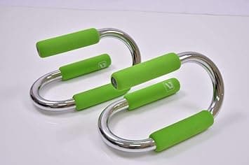 Liveup, Push Up Bar, Ls3164F, Silver/Green - Athletix.ae