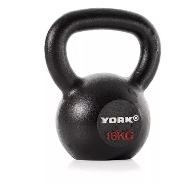 York, Cast Iron Kettlebell, Db2184, 4 Kg to 20 Kg (Sold as Piece) - Athletix.ae