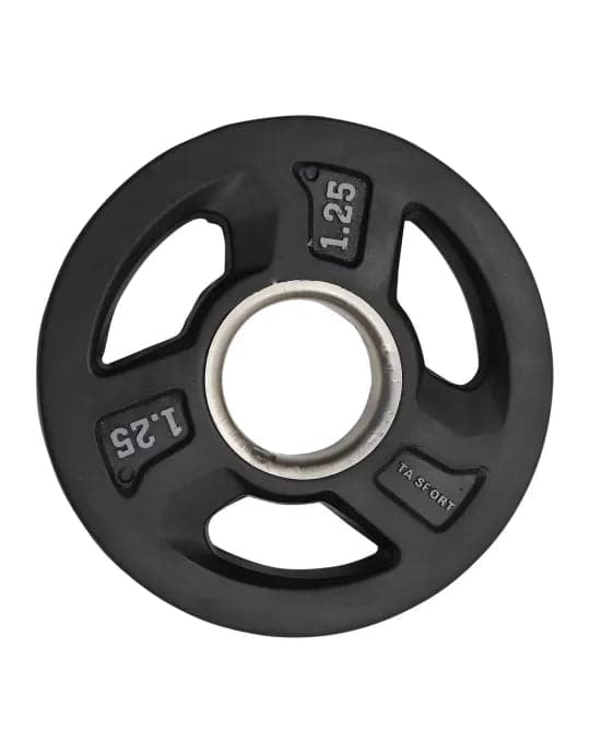 Ta Sport, Olympic Rubber Plate, P2470, Black - Athletix.ae