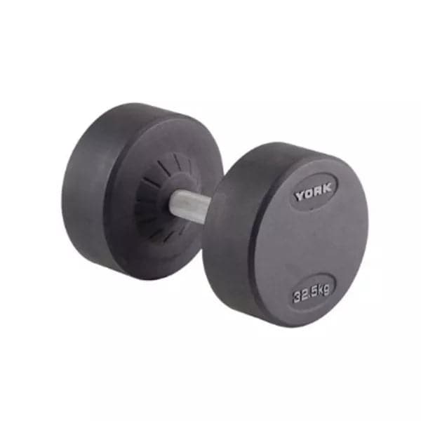 York, Cpu Urethane Dumbbell, Db6112, Multicolor - Athletix.ae