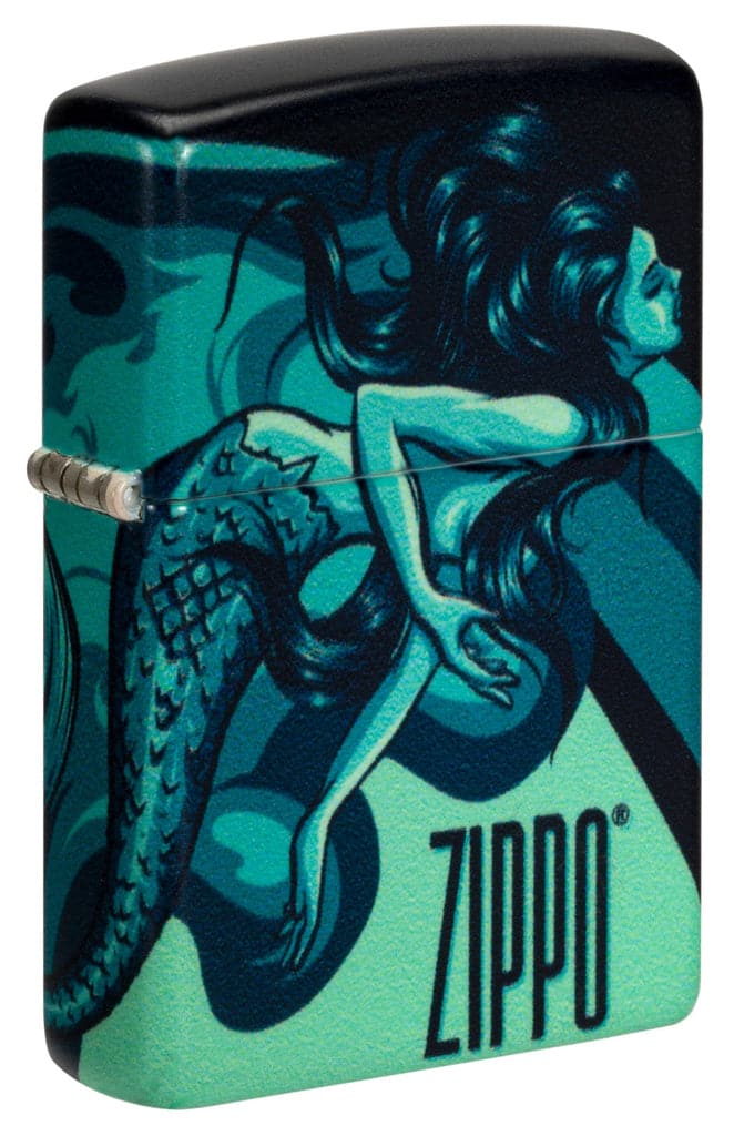 Zippo 48605 49352 Mermaid Design 540 Color Windproof Lighter - OUTBACK