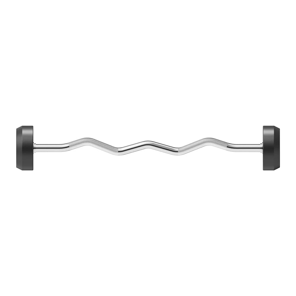 Harley Fitness TPU Fixed Curl Barbell Weight - 10 Kg - 50 Kg - Athletix.ae