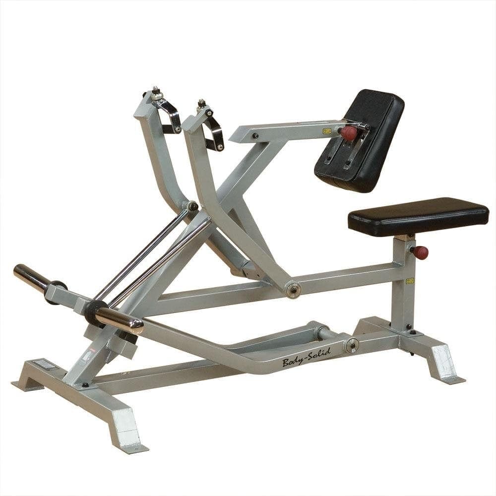 Body Solid LVSR Leverage Seated Row, Grey/Black - Athletix.ae