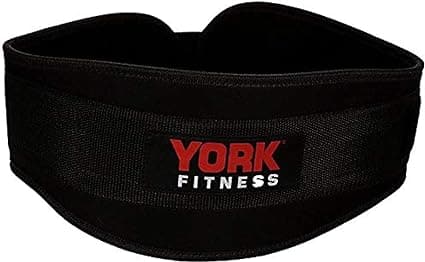 York, Fitness Nylon Workout Belt, 60210, Black - Athletix.ae