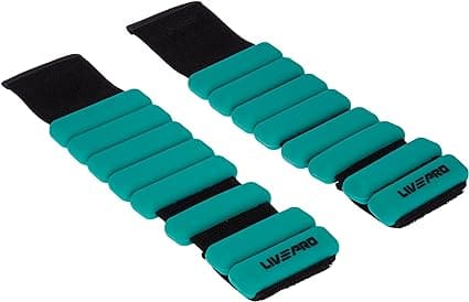 Livepro, Weighted Wrist Band, Lp8287, Blue - Athletix.ae