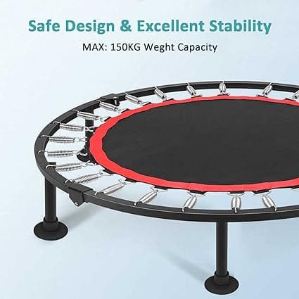 Tdoo, Foldable Fitness Trampolines 40", Black - Athletix.ae