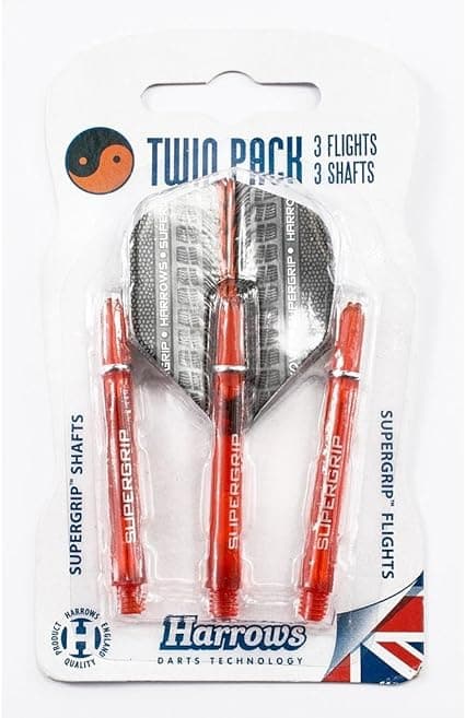 Harrows, Darts Twin Packs Shaft & Fkight 18 Grams, F001, Multi-Color - Athletix.ae