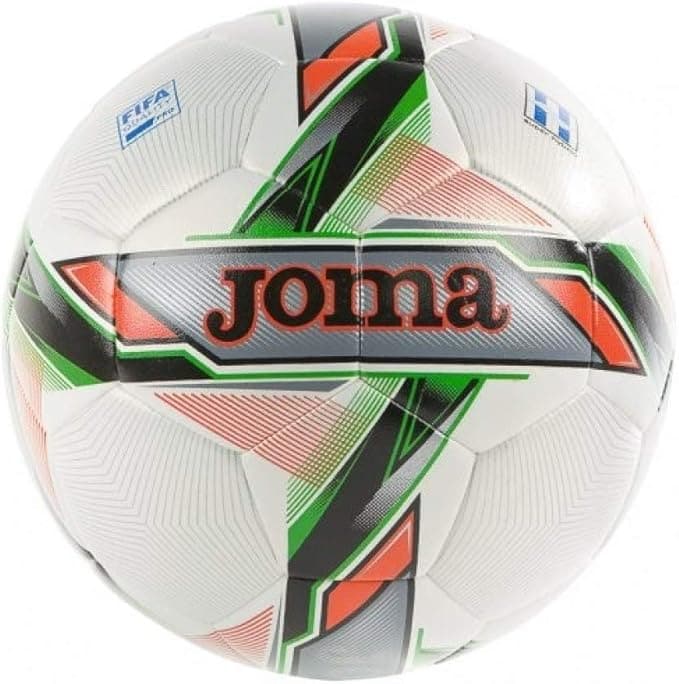 Joma,  Grafity Hybrid Soccer Ball Size 62 400310.150, White-Green - Athletix.ae