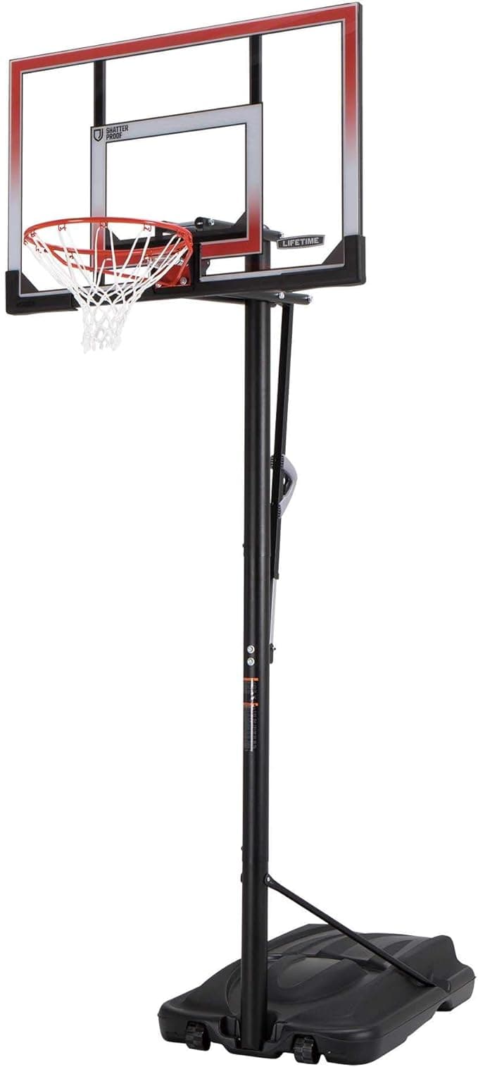 Lifetime, 71566 50 Inch Shatter Proof Portable Basketball Hoop - Athletix.ae