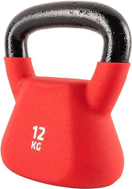 Ta Sport, Solid Coated Kettlebell 12 Kg, Red