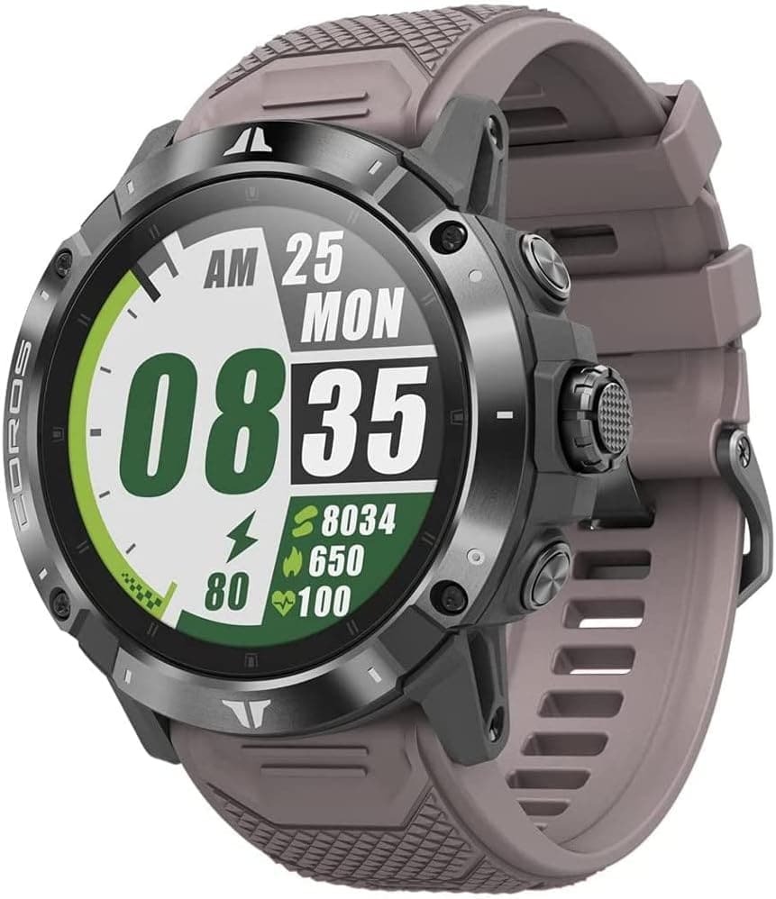 COROS VERTIX 2 GPS Adventure Watch with global offline mapping, dual frequency GPS, sapphire crystal diamond coating and titanium bezel, BLE, Strava and TrainingPeaks-OBSIDIAN - Athletix.ae