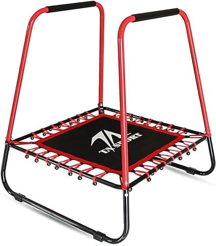 Ta Sport, 95Cm Square Trampoline Jkl-95In, Black/Red - Athletix.ae