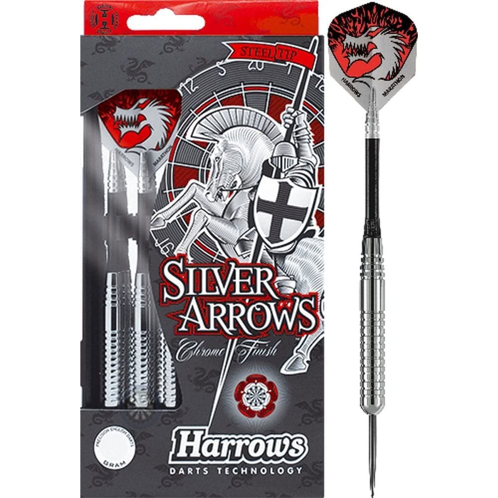 Harrows Silver Arrows Chrome Finish Dart - Athletix.ae