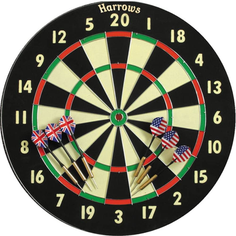 Harrows Darts, Bristow Family Dart Game Board Je08D, Multi-Color, 12020051-101 - Athletix.ae