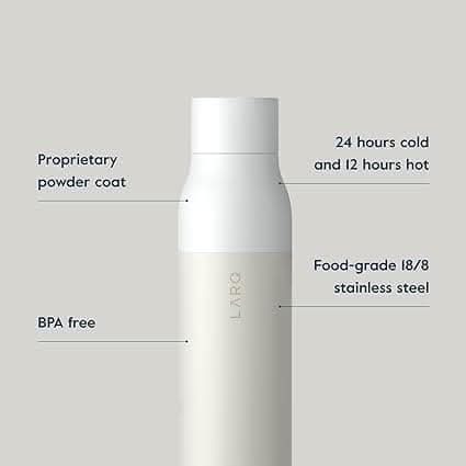 Larq, Bottle Twist Top Insulated Stainless Steel Water Bottle 25Oz - Athletix.ae