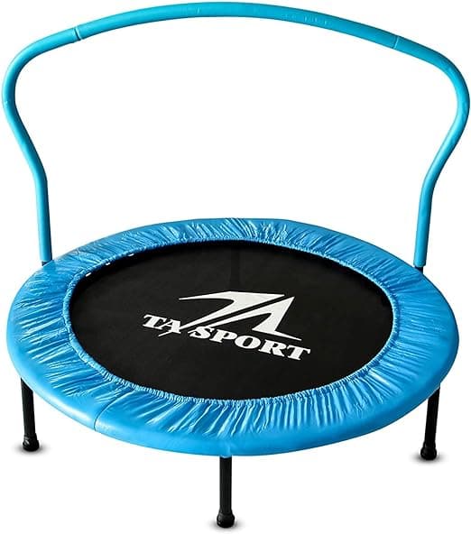 Ta Sport, 40In Trampoline With Handrail Jkl-40In , Blue - Athletix.ae