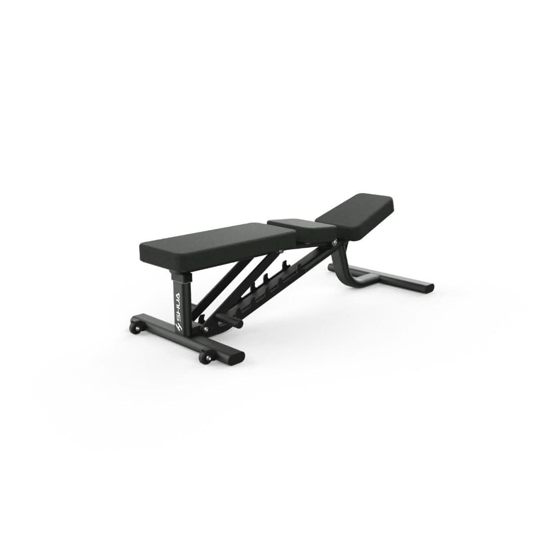 SHUA, Adjustable bench SH-G6857-T18, Black Silver & Flash silver, black ash