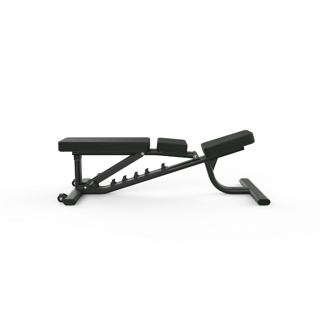 SHUA, Adjustable bench SH-G6857-T18, Black Silver & Flash silver, black ash