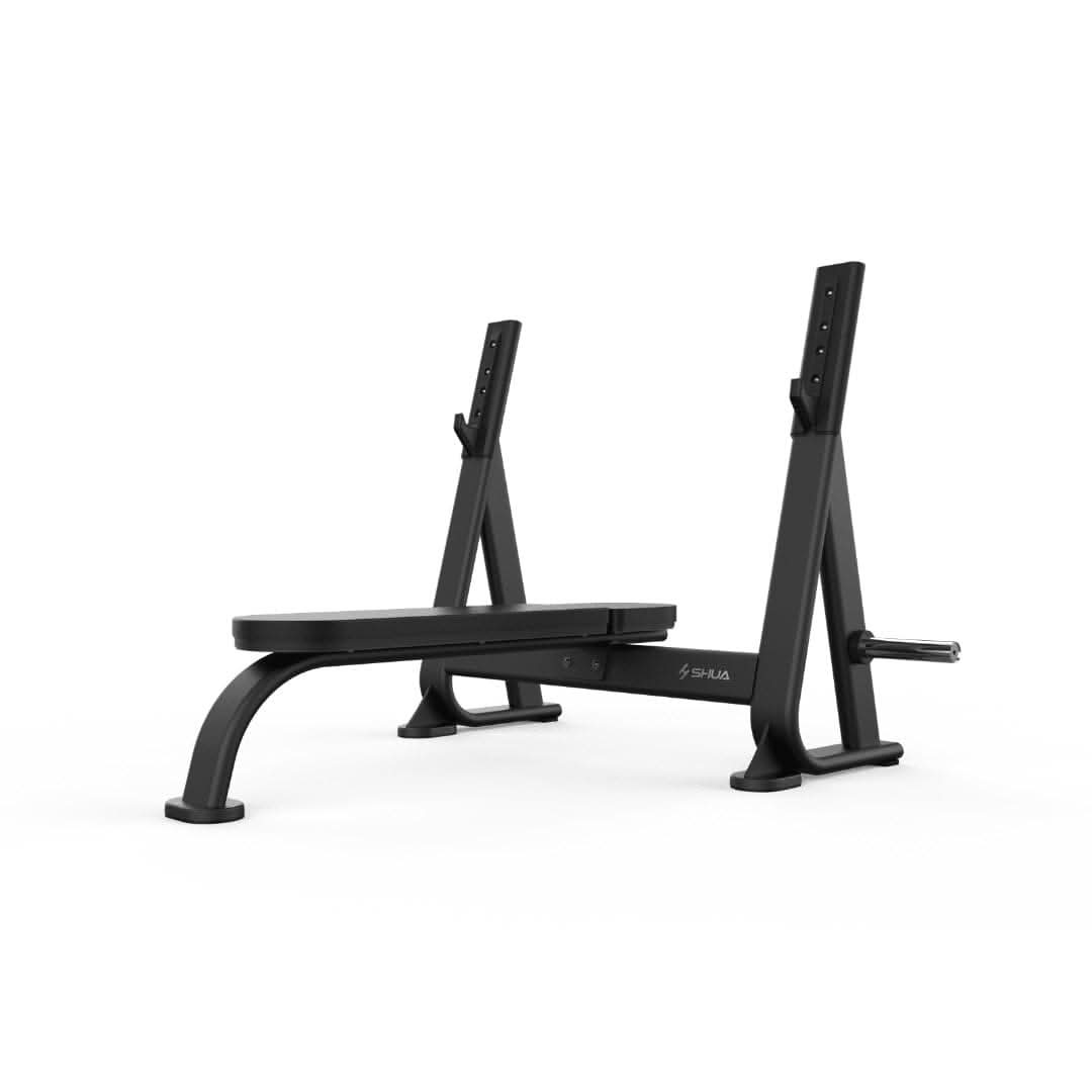 SHUA, Weight lifting Bench SH-G6871, Silver Gray, Black - Athletix.ae