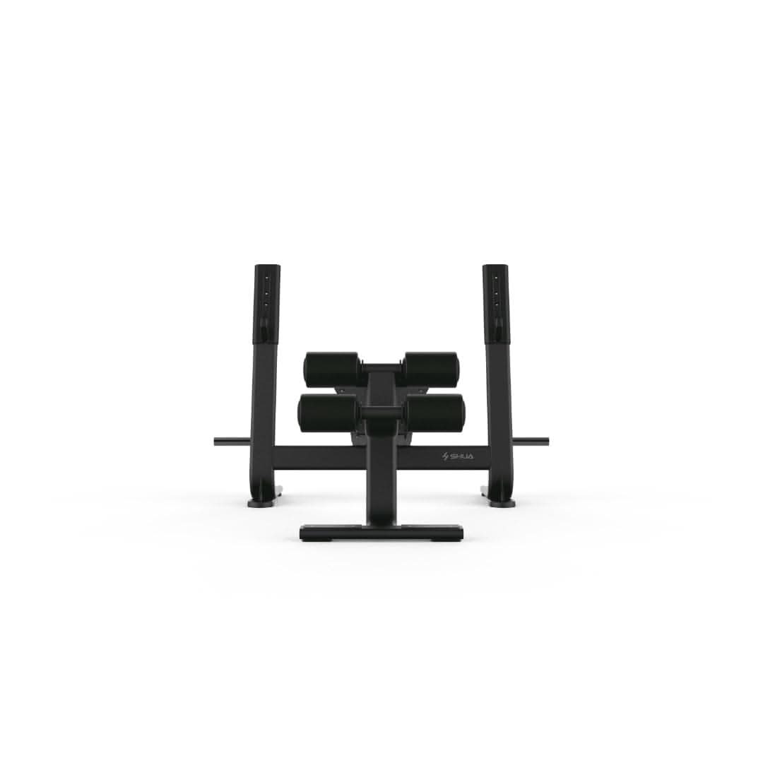 SHUA, Olympic Decline Bench SH-G6872, Silver Gray, Black - Athletix.ae