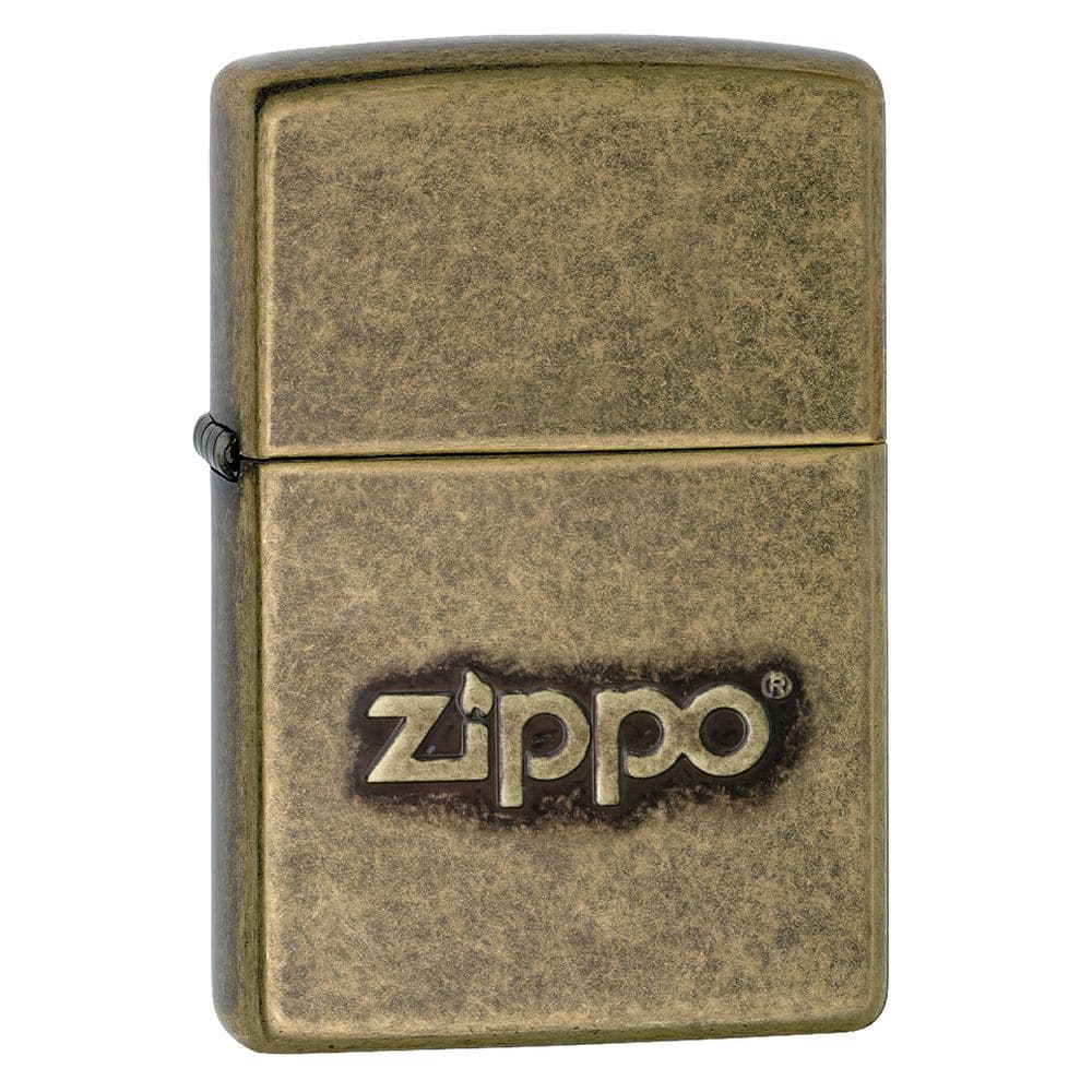 Zippo 28994 Zippo Antique Stamp Windproof Lighter, Classic Model, Brown - OUTBACK