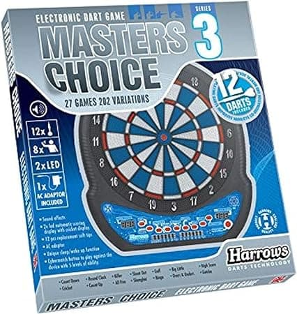 Harrows, Dart Masters Choice 2, Je13, Blue/Black - Athletix.ae