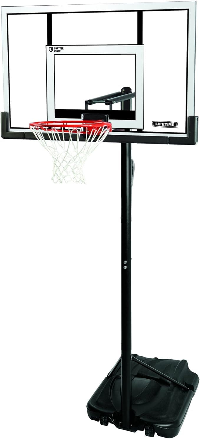 Lifetime, Portable Basketball System, 52 Inch Shatterproof Backboard 90176 - Athletix.ae