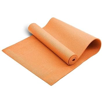 Liveup, Pvc Yoga Mat For Exercise And Meditation 173 X 61 X 0.4 Cm, Orange - Athletix.ae