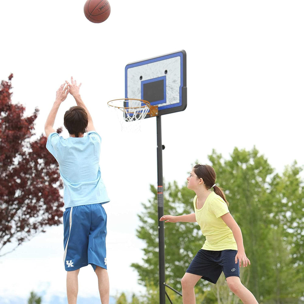 Lifetime 44" Backboard", Height Adjustable Portable Basketball System