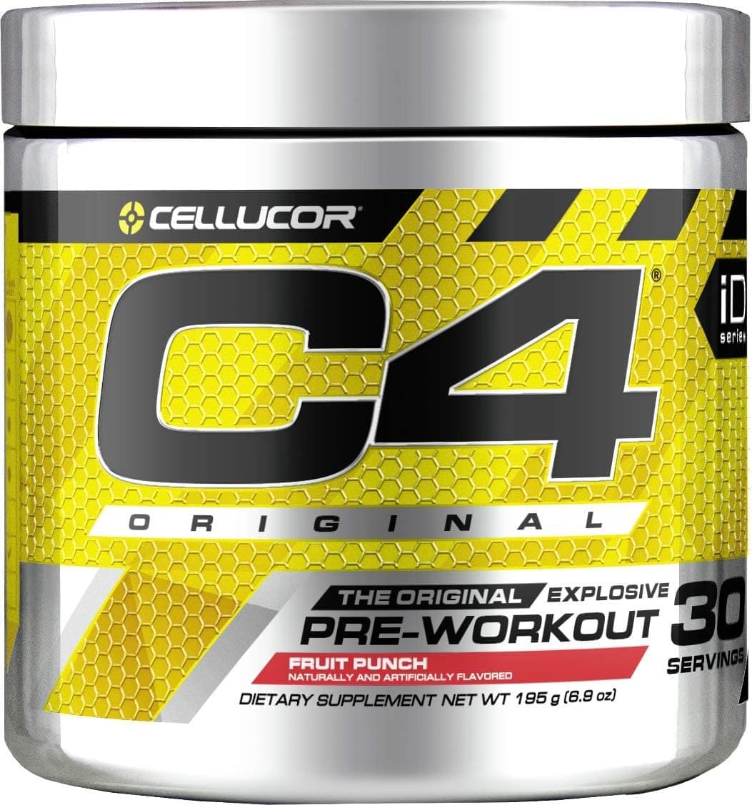 Cellucor C4 Original Pre Workout Powder for Immune Support, Fruit Punch, 30 Servings