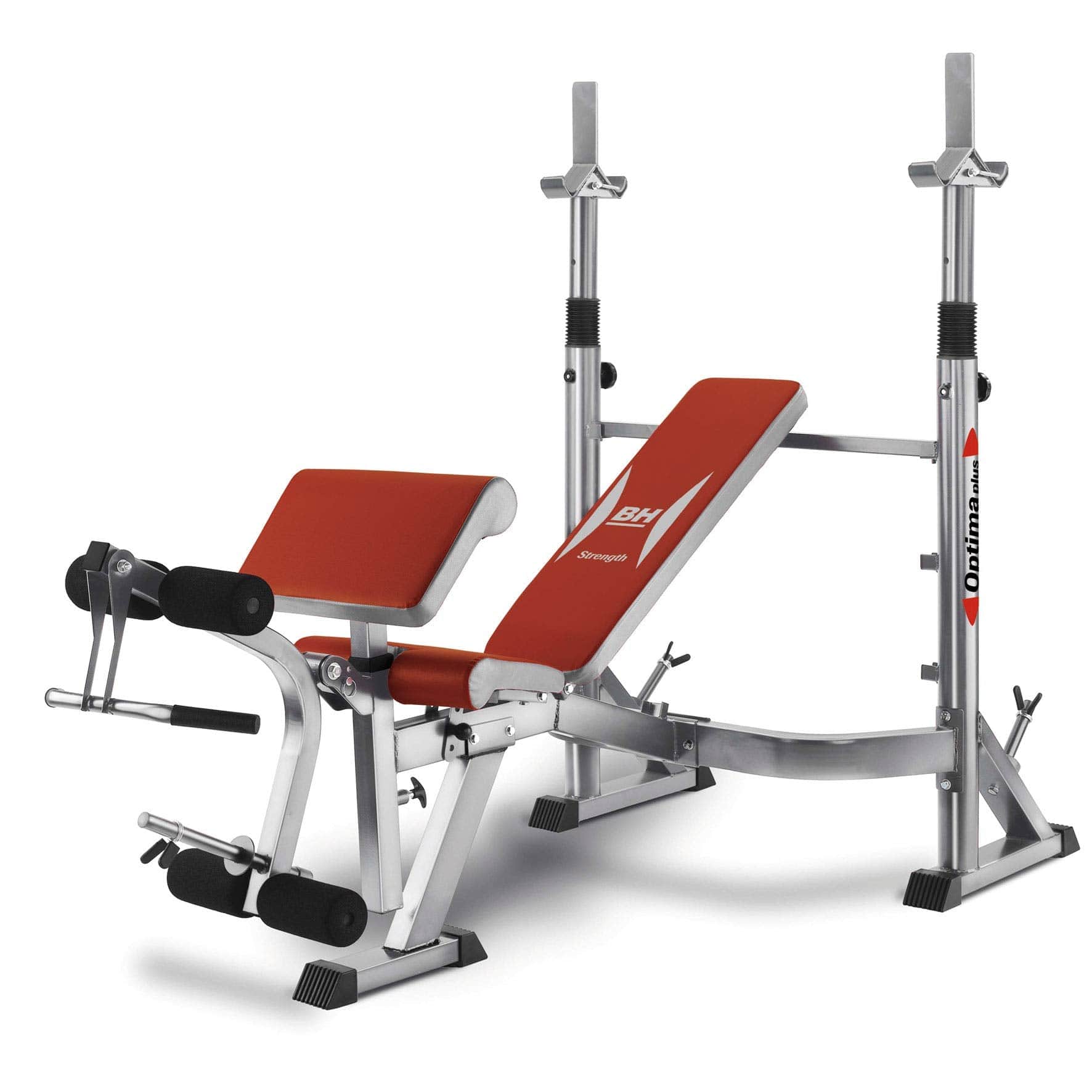 BH Fitness Multi Position Free Weight Bench Optima Press, G330 - Athletix.ae