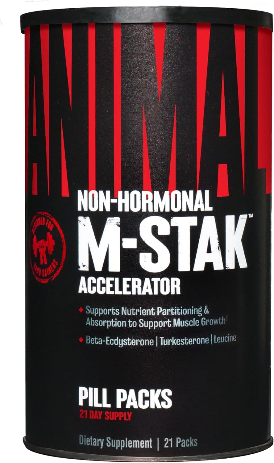Animal M Stak for Muscle Growth Support, Non Hormonal, 21 Pack (Pills)