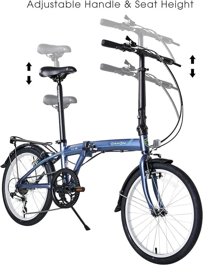 Dahon, SUV D6 Folding Bike, Dark Blue - Athletix.ae