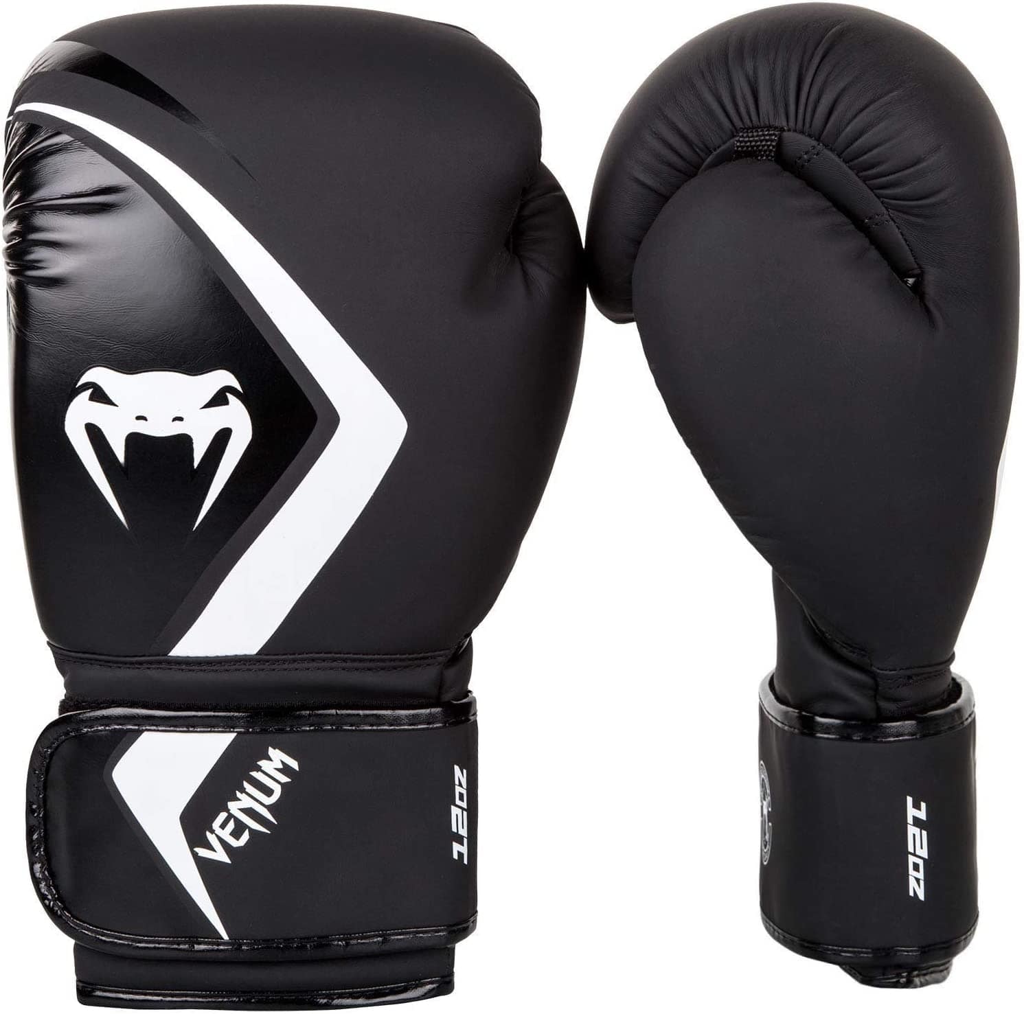 Athletix.ae 8 OZ / Black/Grey/White Venum Contender 2.0 Boxing Gloves