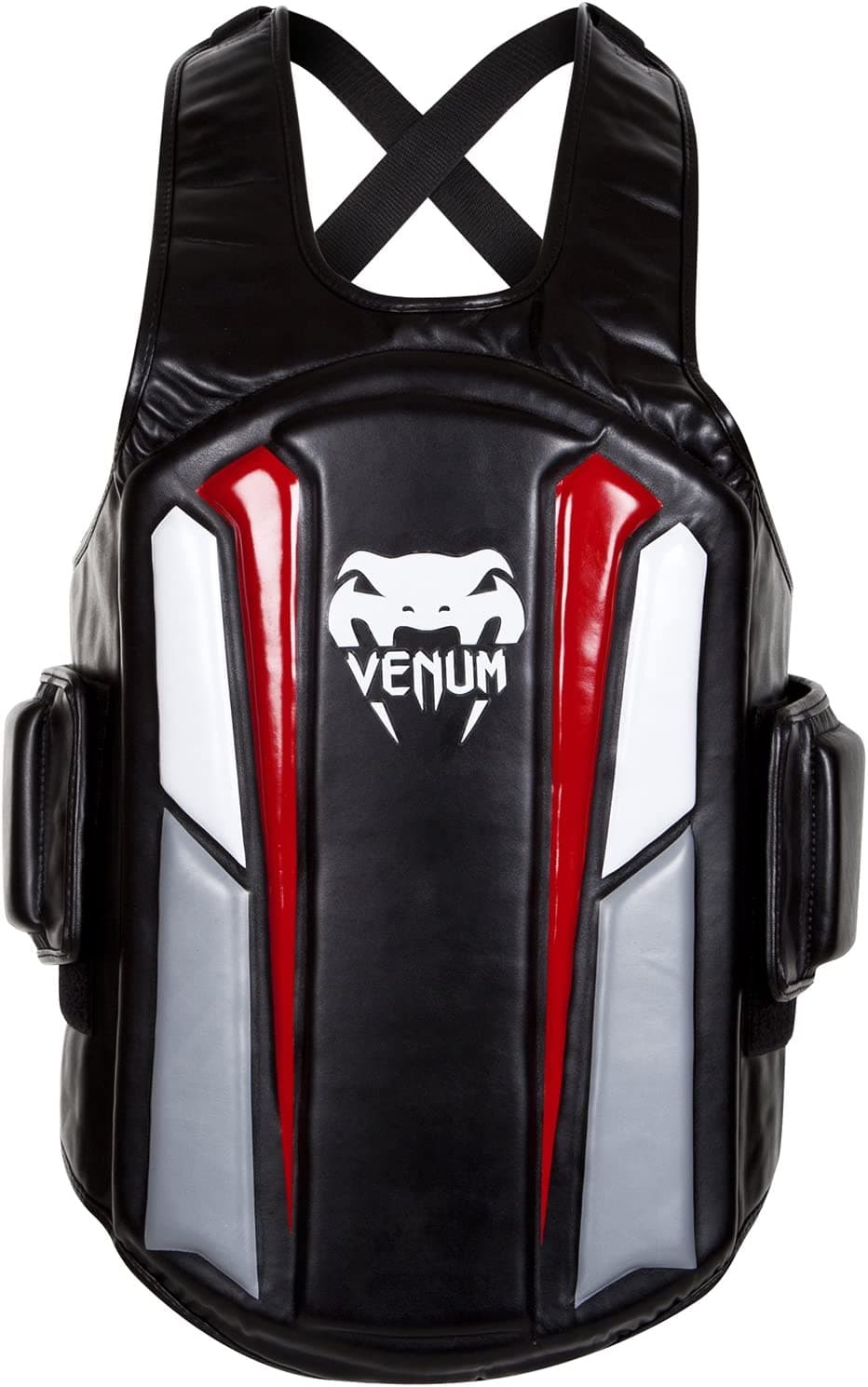 Athletix.ae Venum Elite Body Protector, Black/White/Red