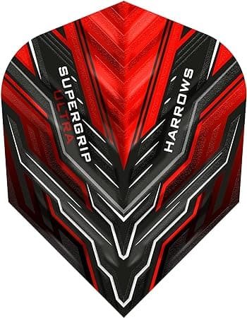 Harrows, Supergrip Ultra Flight Dart, Fb3500, Red - Athletix.ae