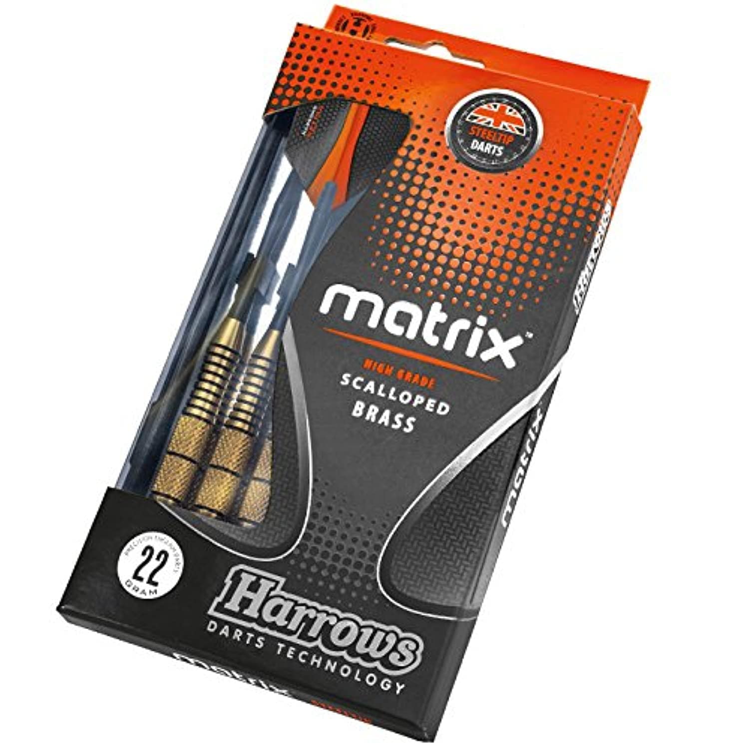 Harrows Matrix Top Steeltip Brass Dart - Athletix.ae