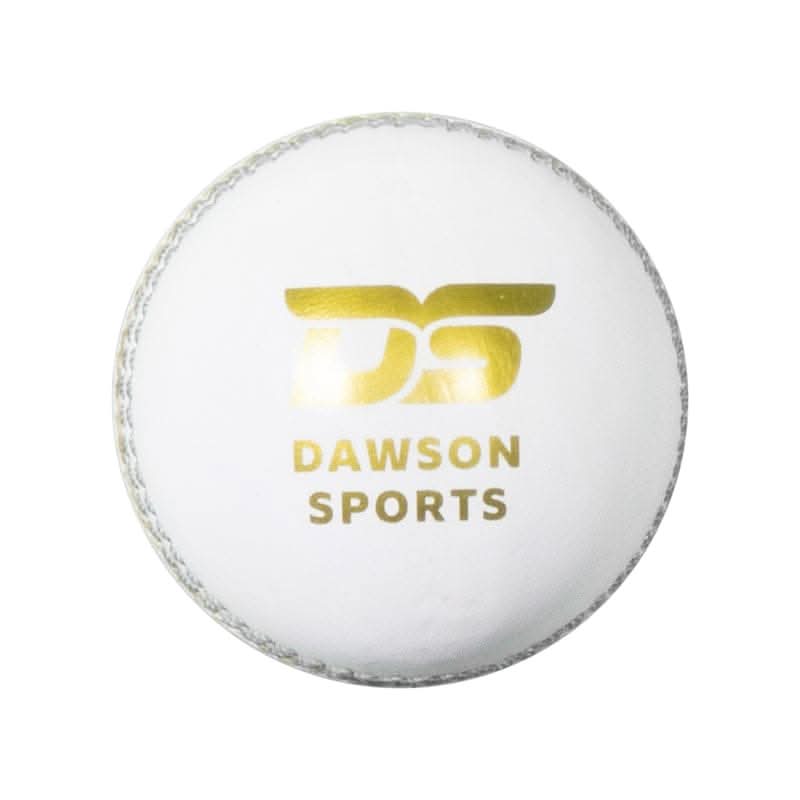 DS Match Leather Cricket Ball - Premium - White