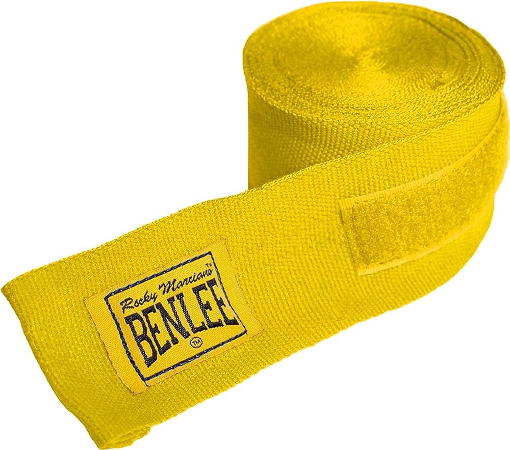 Benlee Handwraps Elastic Yellow 300Cm | 195002/4000 - Athletix.ae