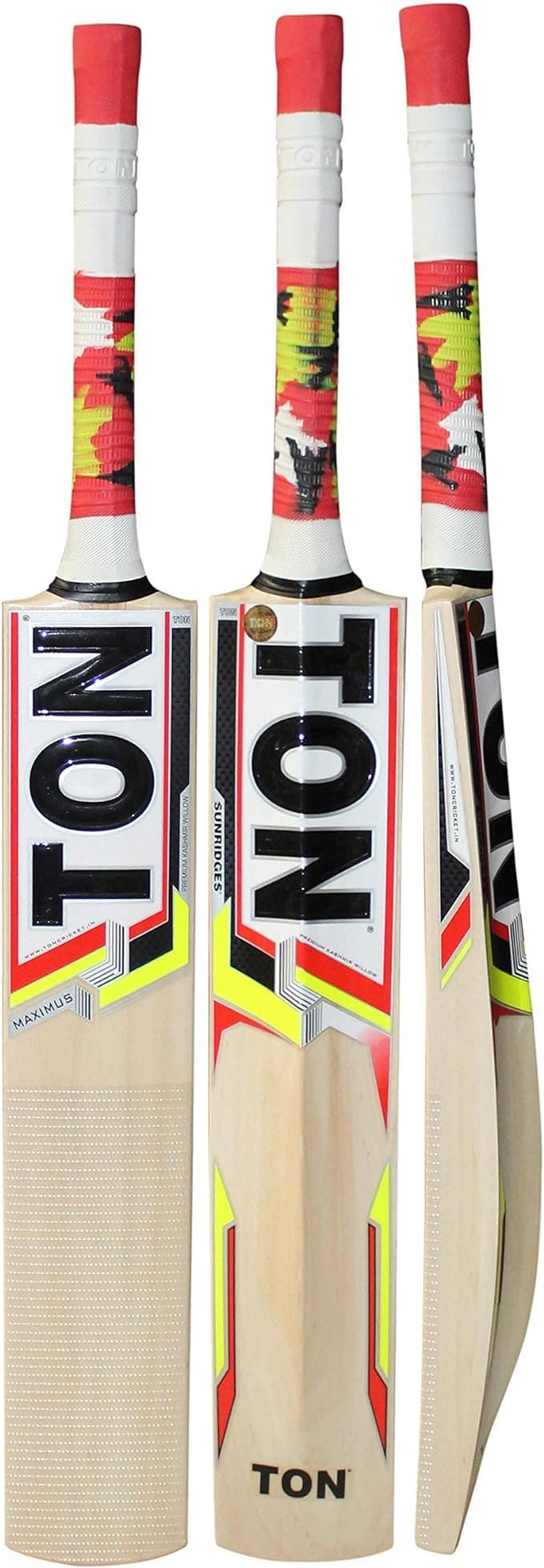 S.S, Ton Maximus Kashmir Willow Cricket Bat Size 5 - Athletix.ae