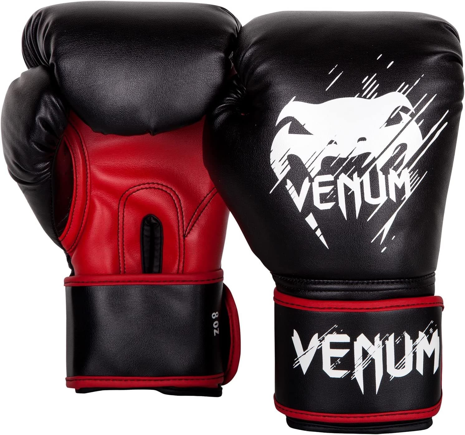 SWLLC Venum Children's Contender Boxing Gloves, Black/Red, 6 Oz