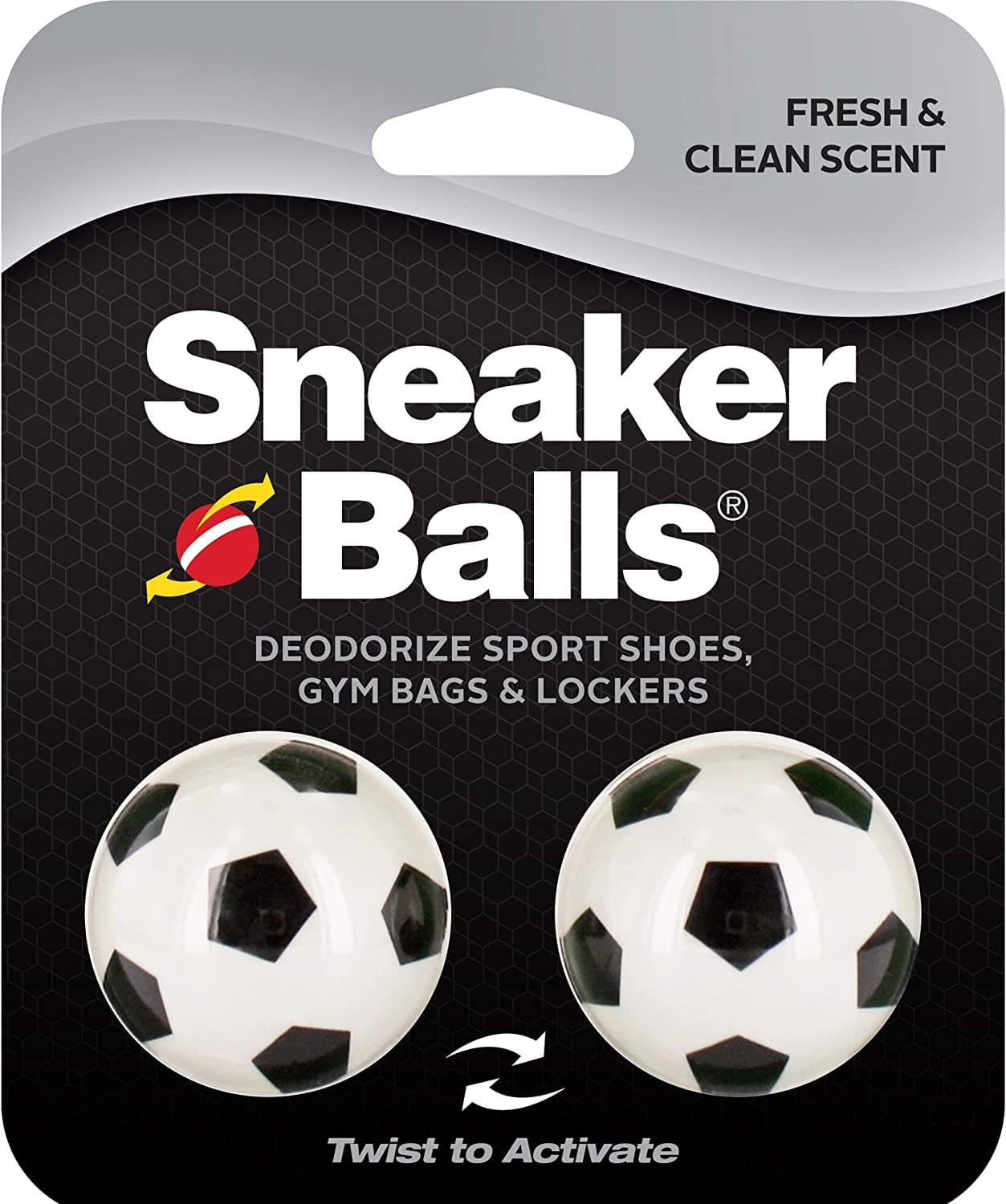 MeFitPro Sof Sole Sneaker Balls, Deodorizer, 1 Pair