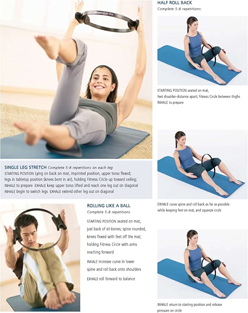 Merrithew Fitness Circle® Pro - 14 inch (Blue) for Pilates, ST-06090 - Athletix.ae