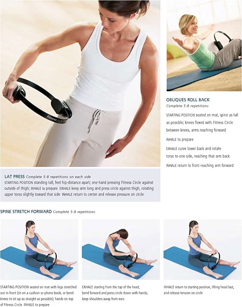 Merrithew Fitness Circle® Pro - 14 inch (Blue) for Pilates, ST-06090 - Athletix.ae