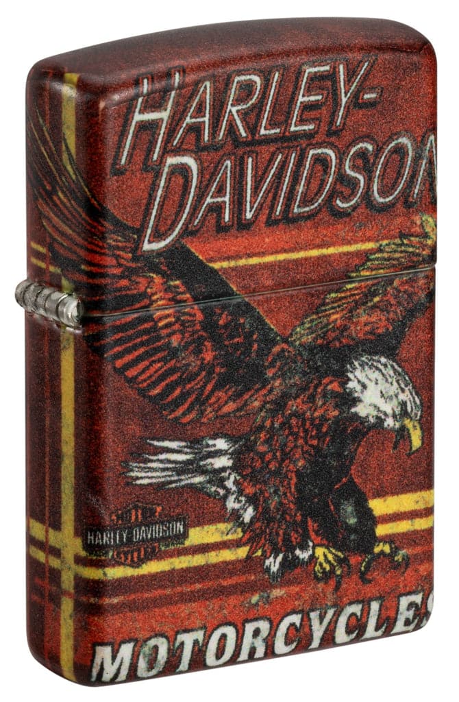 Zippo 48602 49352 Harley Davidson Eagle 540 Color Windproof Lighter - OUTBACK