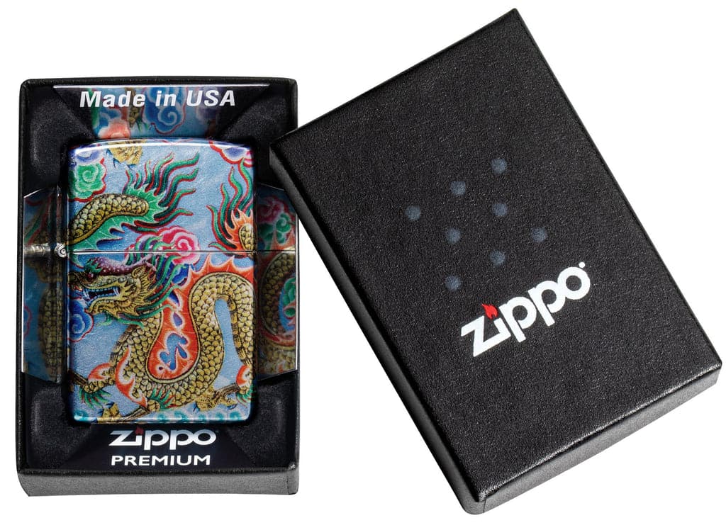 Zippo 48575 48459 Dragon Design 540 Fusion Windproof Lighter - OUTBACK