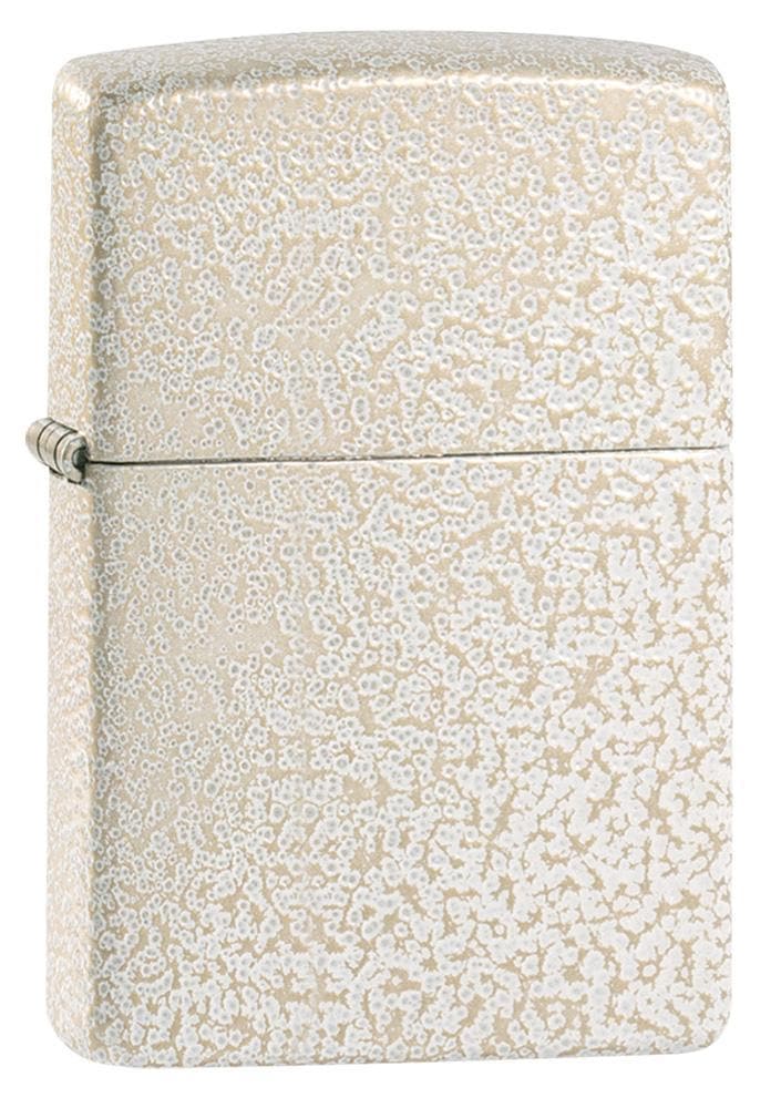 Zippo 49181 Classic Mercury Glass Matte Windproof Lighter, Classic Model, White - OUTBACK