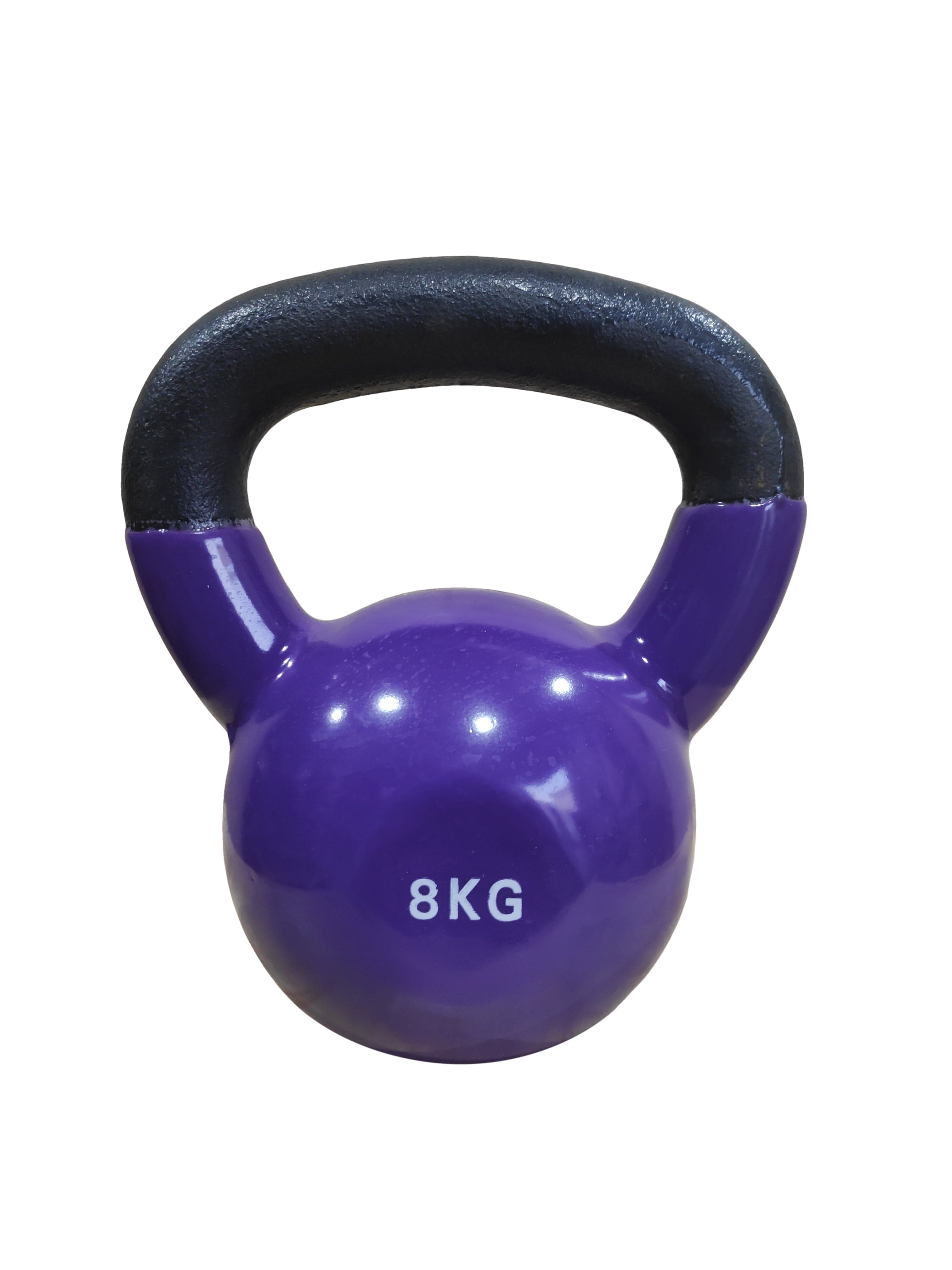 PRSAE Cross fit 1441 Fitness Vinyl Kettlebell Set 6 to 16 KG (6 PCS Set )