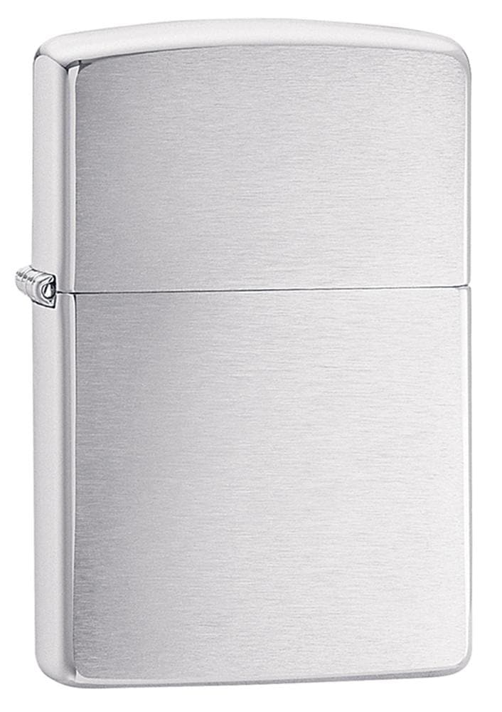 Zippo 200-061288 Classic Brushed Chrome Windproof Lighter, Classic Model, Brushed Chrome - OUTBACK