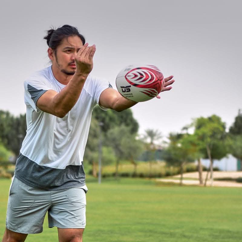 DS GUK Match Rugby Ball - Size 5 - Athletix.ae